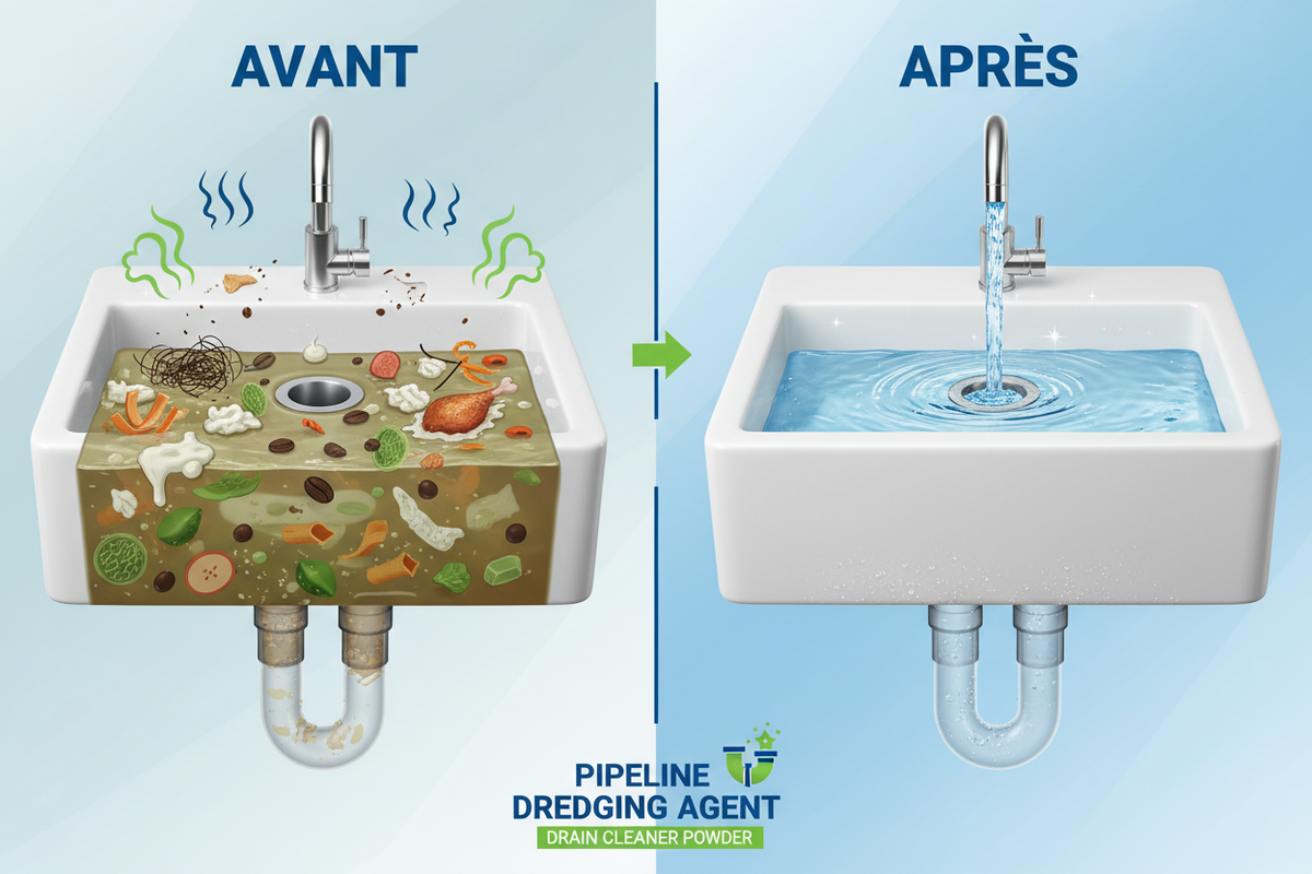 Avant Après - Infographie évier cuisine
